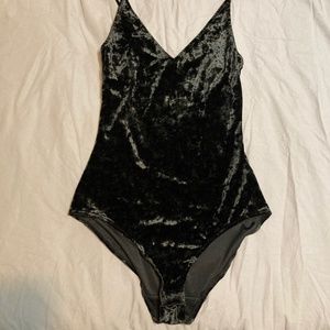 Velvet leotard